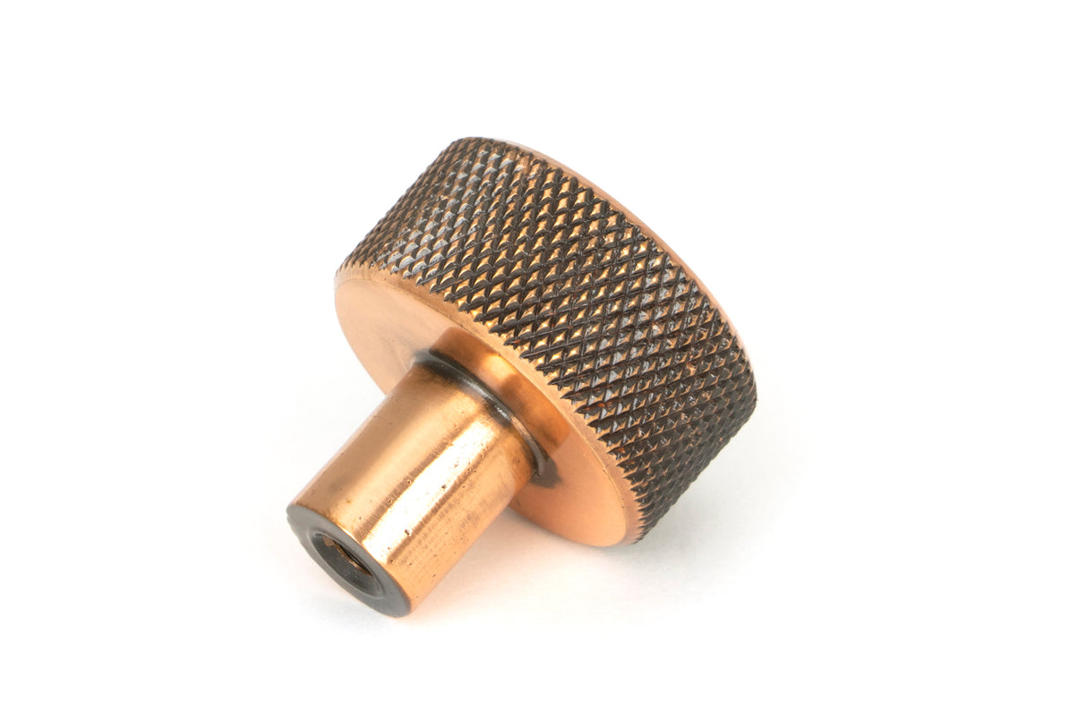 From The Anvil - Polished Bronze Brompton Cabinet Knob - 25mm (No rose) | Sku. 46831 | Trade Door Handles.