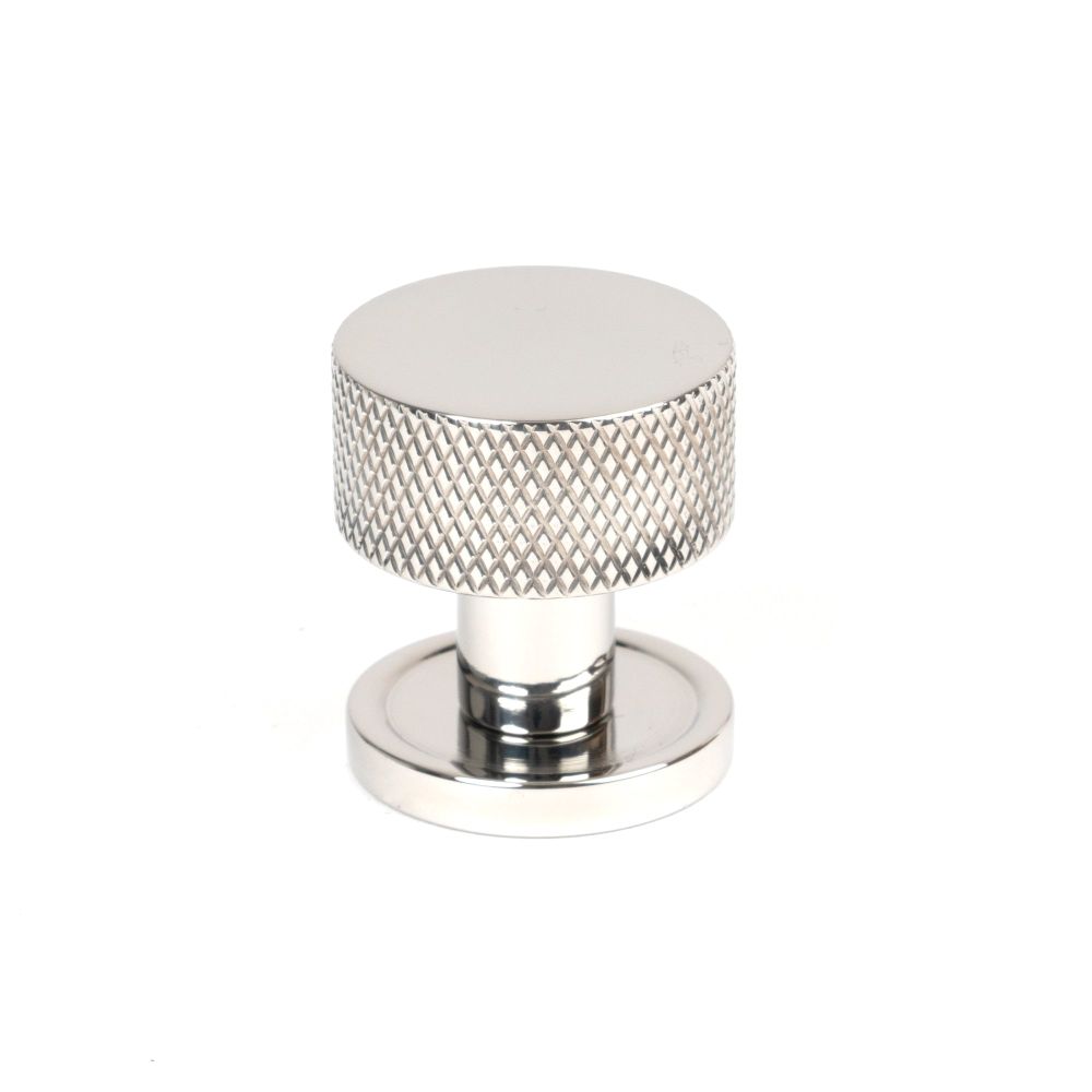 From The Anvil - Polished SS (304) Brompton Cabinet Knob - 25mm (Plain) | Sku. 46846 | Trade Door Handles.