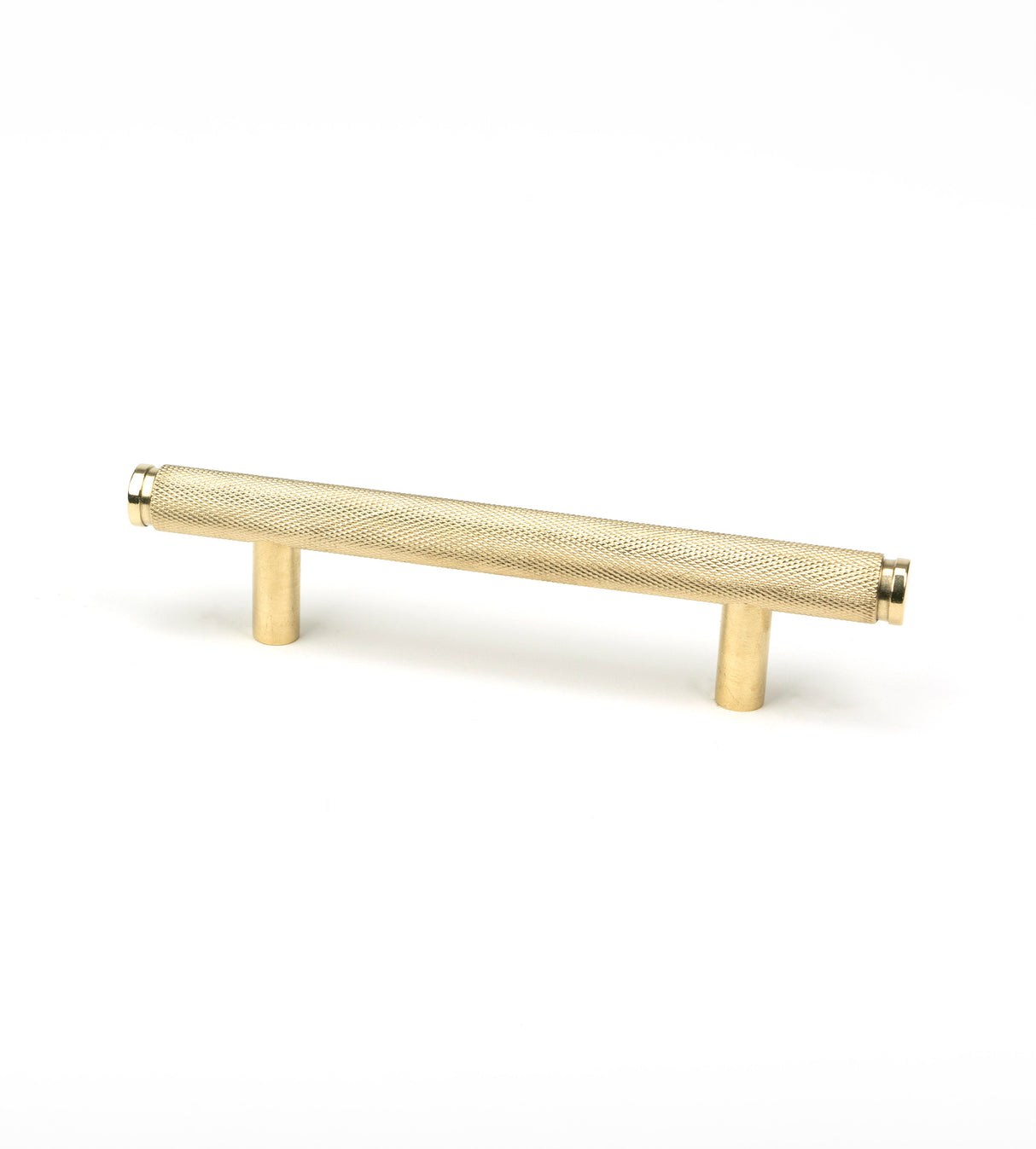 From The Anvil - Polished Brass Full Brompton Pull Handle - Small | Sku. 46852 | Trade Door Handles.