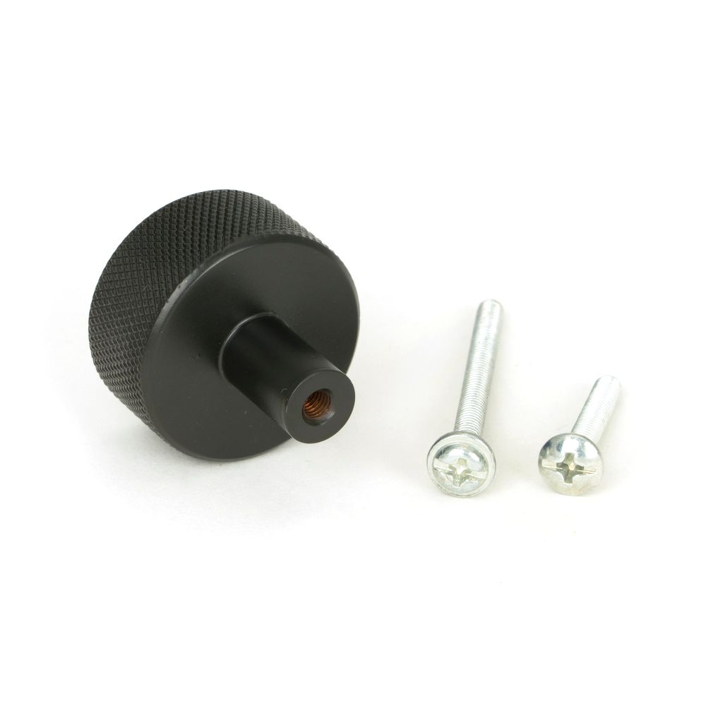 From The Anvil - Aged Bronze Brompton Cabinet Knob - 32mm (No rose) | Sku. 46867 | Trade Door Handles.