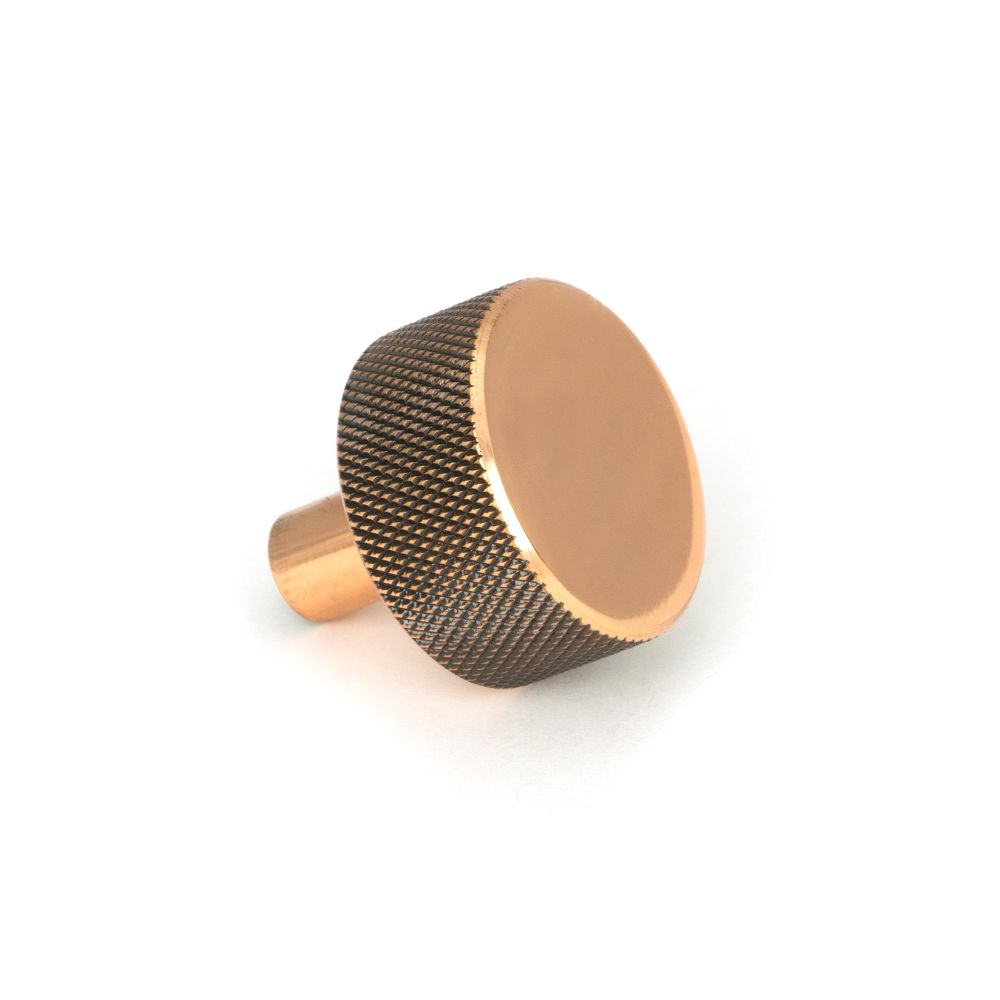 From The Anvil - Polished Bronze Brompton Cabinet Knob - 32mm (No rose) | Sku. 46871 | Trade Door Handles.