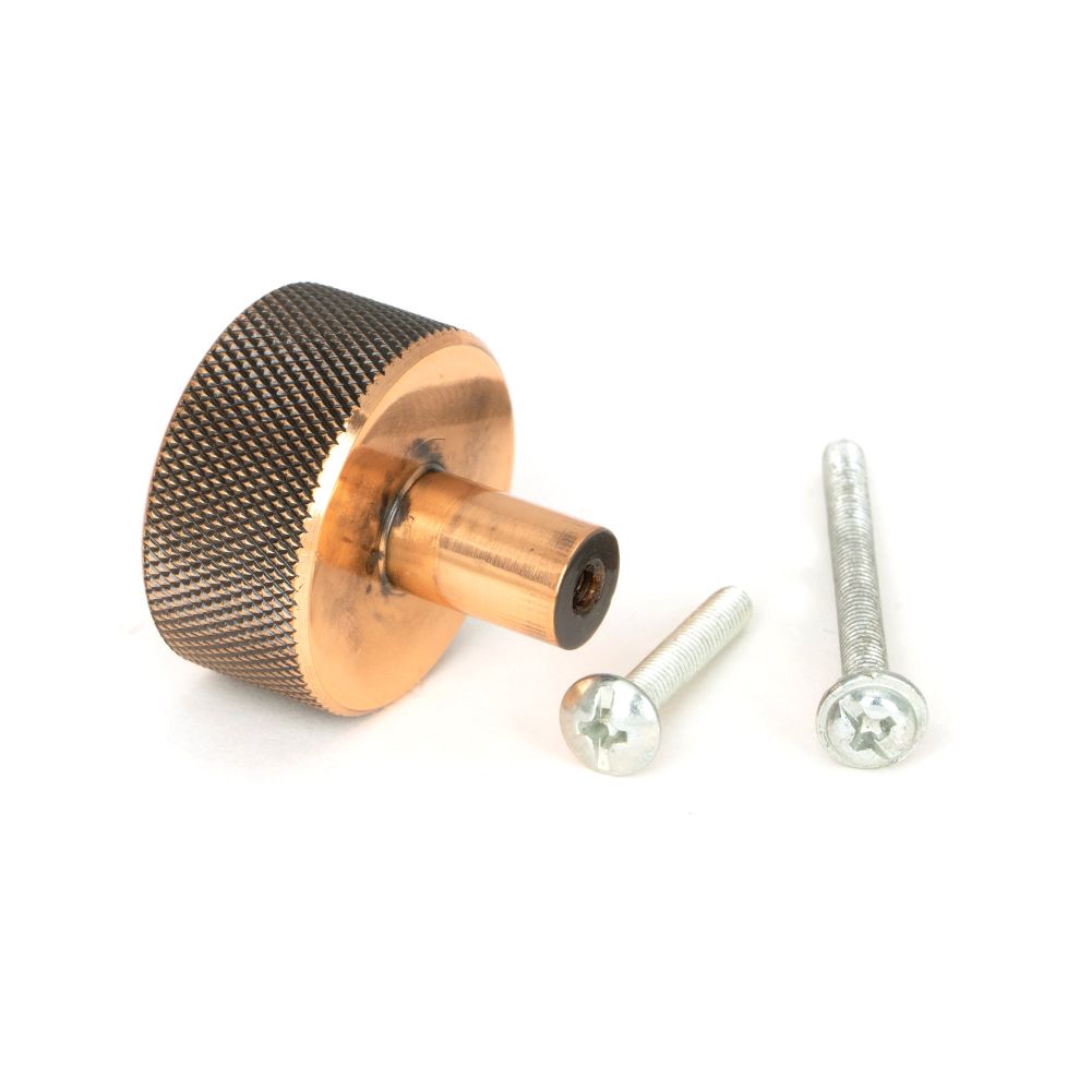 From The Anvil - Polished Bronze Brompton Cabinet Knob - 32mm (No rose) | Sku. 46871 | Trade Door Handles.