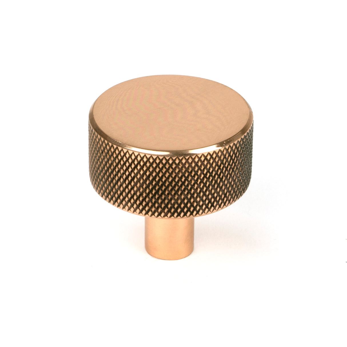 From The Anvil - Polished Bronze Brompton Cabinet Knob - 32mm (No rose) | Sku. 46871 | Trade Door Handles.