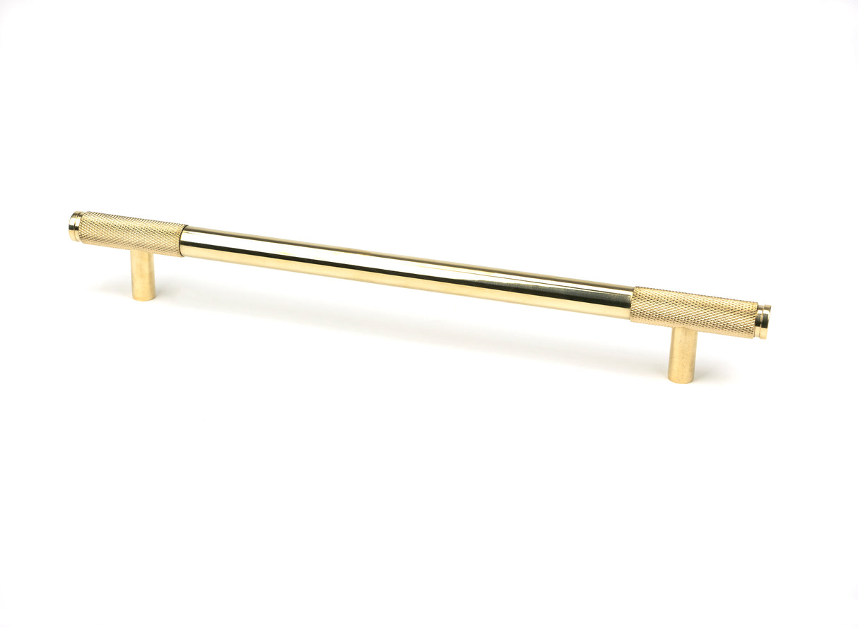 From The Anvil - Polished Brass Half Brompton Pull Handle - Large | Sku. 46872 | Trade Door Handles.