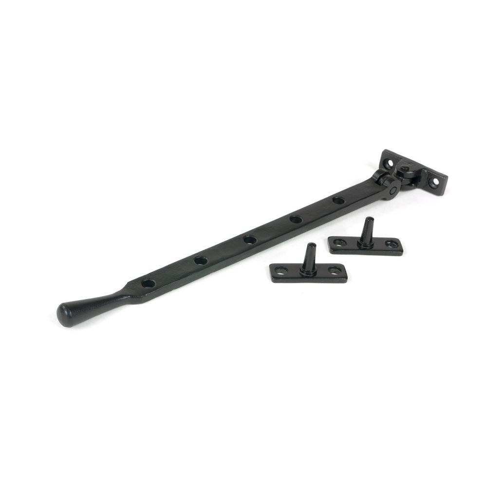 From The Anvil - Matt Black 12" Newbury Stay | Sku. 46875 | Trade Door Handles.