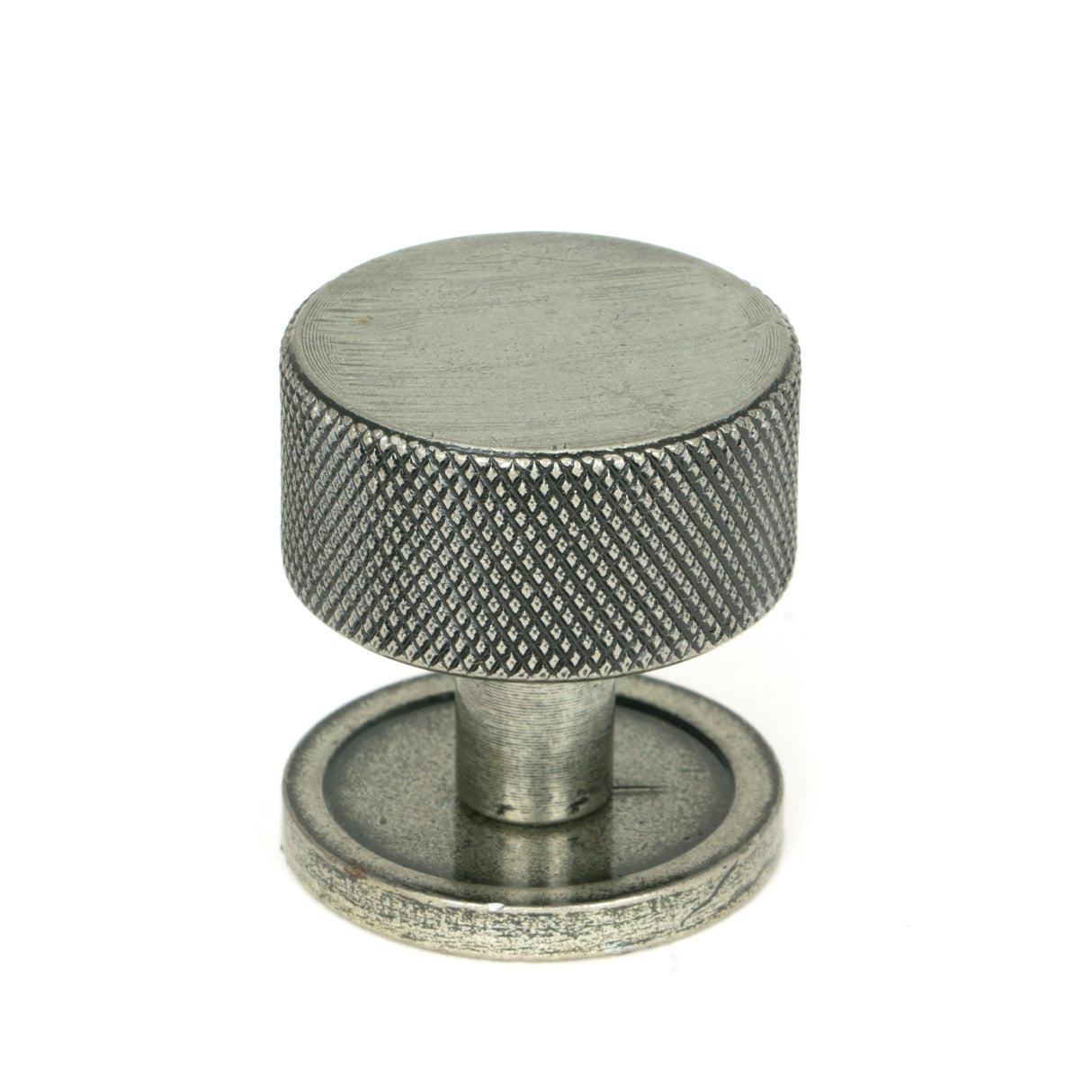 From The Anvil - Pewter Brompton Cabinet Knob - 32mm (Plain) | Sku. 46882 | Trade Door Handles.