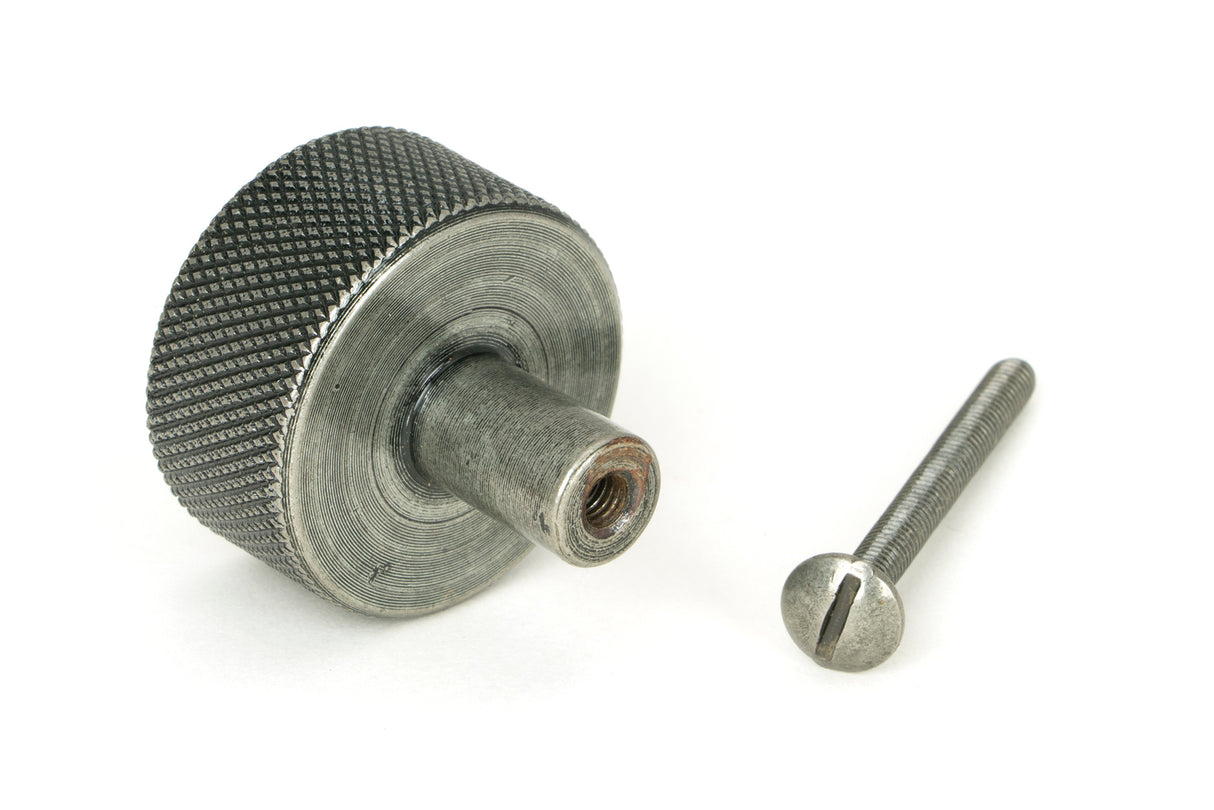 From The Anvil - Pewter Brompton Cabinet Knob - 32mm (No rose) | Sku. 46883 | Trade Door Handles.