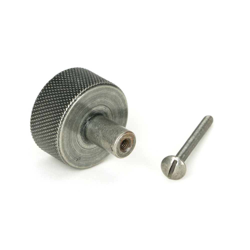 From The Anvil - Pewter Brompton Cabinet Knob - 32mm (No rose) | Sku. 46883 | Trade Door Handles.