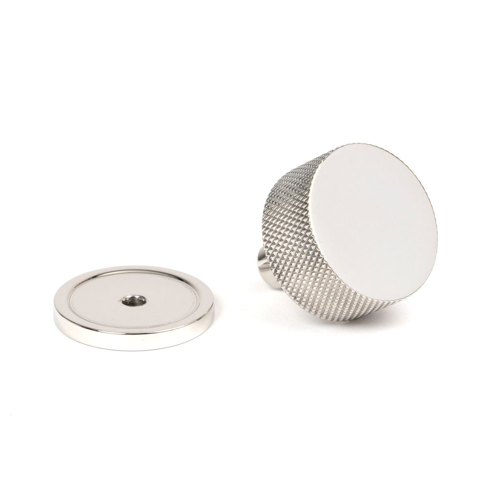 From The Anvil - Polished SS (304) Brompton Cabinet Knob - 32mm (Plain) | Sku. 46886 | Trade Door Handles.