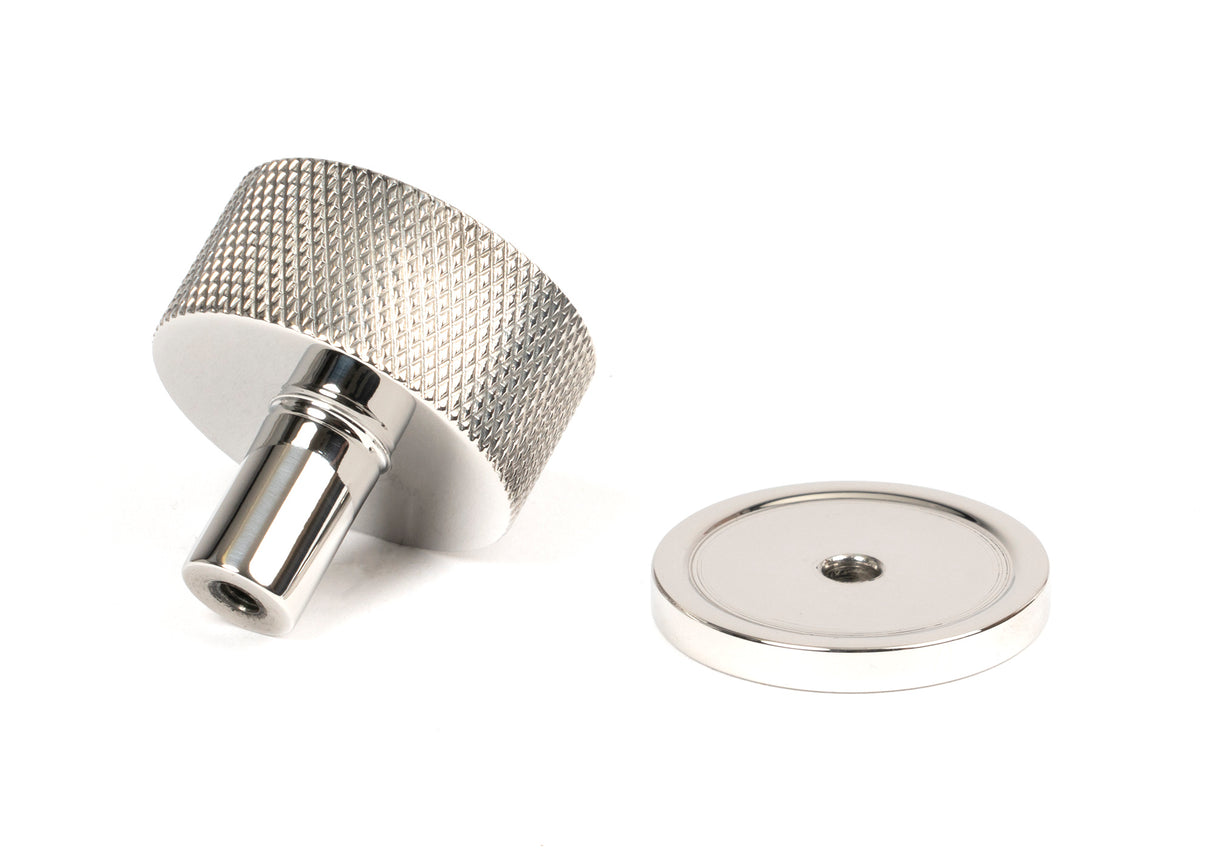 From The Anvil - Polished SS (304) Brompton Cabinet Knob - 32mm (Plain) | Sku. 46886 | Trade Door Handles.