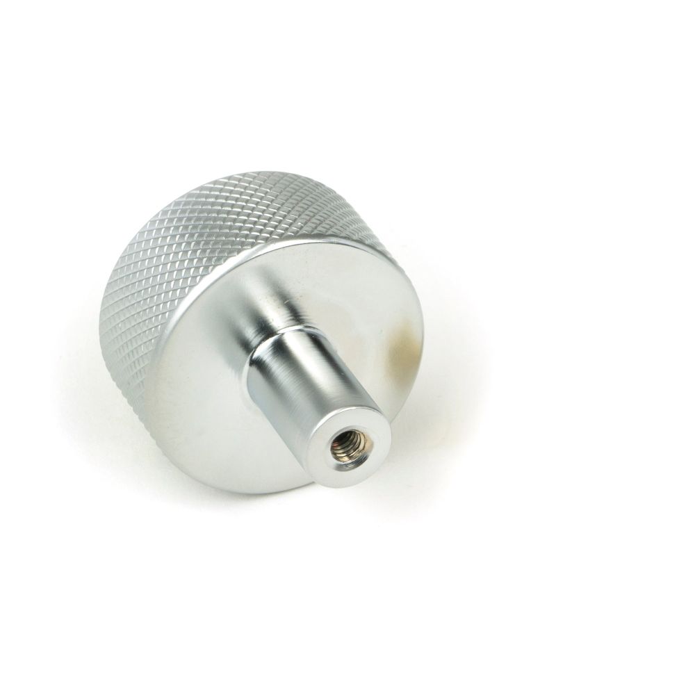 From The Anvil - Satin Chrome Brompton Cabinet Knob - 32mm (No rose) | Sku. 46892 | Trade Door Handles.