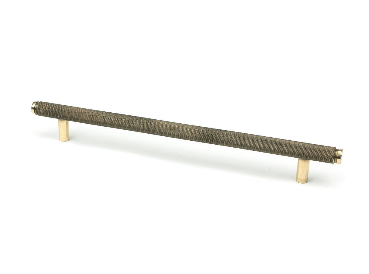 From The Anvil - Aged Brass Full Brompton Pull Handle - Large | Sku. 46896 | Trade Door Handles.