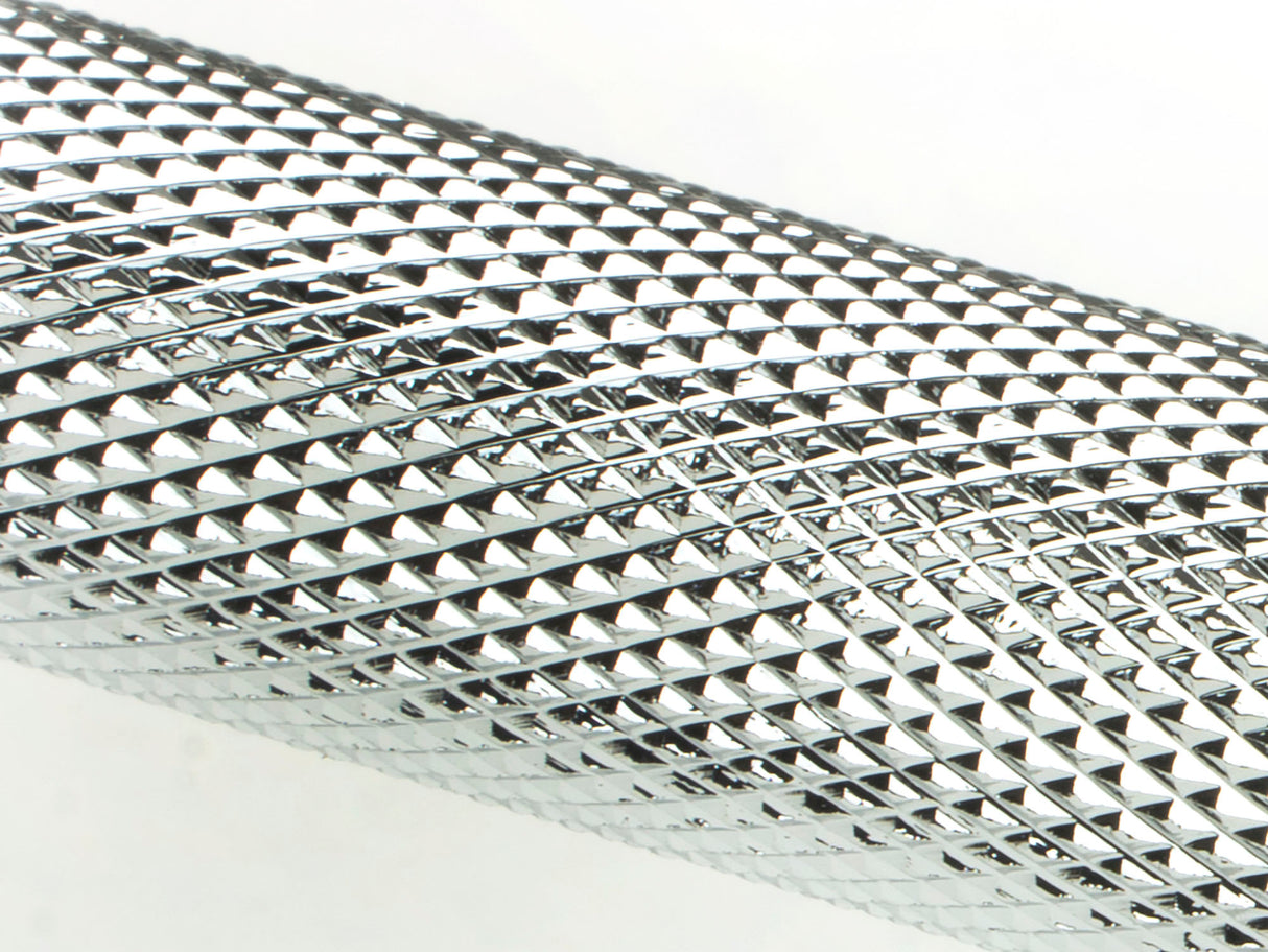 From The Anvil - Polished Chrome Full Brompton Pull Handle - Small | Sku. 46897 | Trade Door Handles.