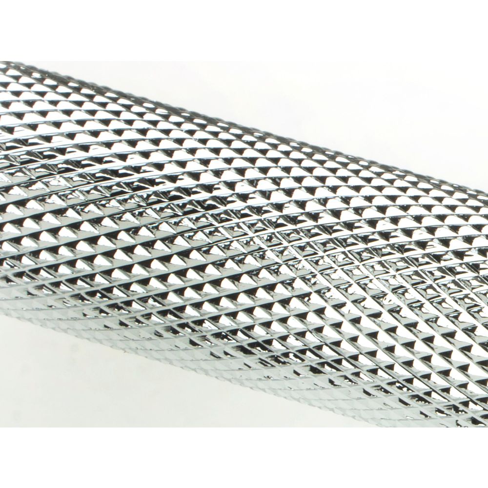 From The Anvil - Polished Chrome Full Brompton Pull Handle - Small | Sku. 46897 | Trade Door Handles.