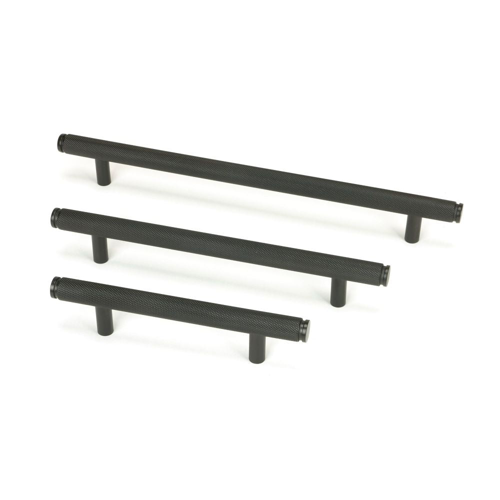 From The Anvil - Aged Bronze Full Brompton Pull Handle - Large | Sku. 46905 | Trade Door Handles.