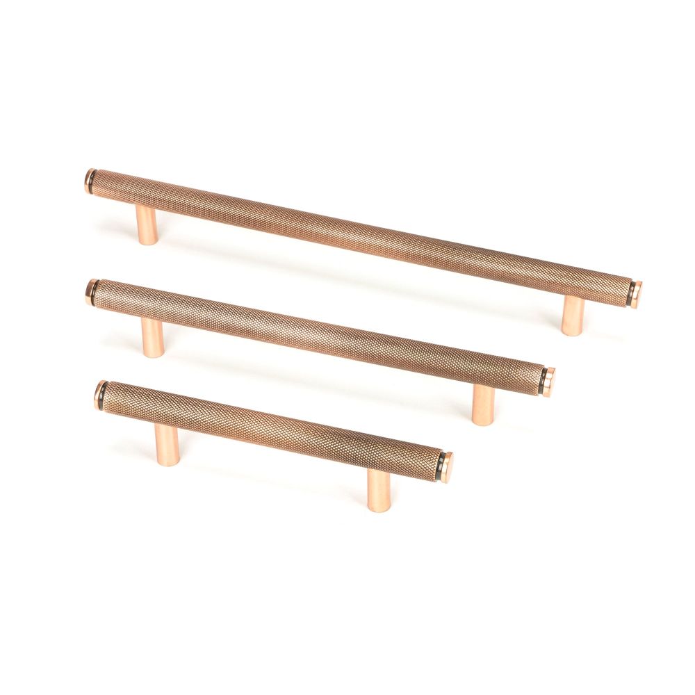 From The Anvil - Polished Bronze Full Brompton Pull Handle - Small | Sku. 46906 | Trade Door Handles.