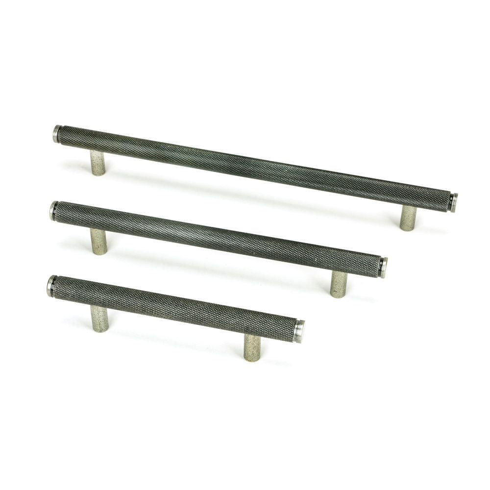 From The Anvil - Pewter Full Brompton Pull Handle - Medium | Sku. 46916 | Trade Door Handles.