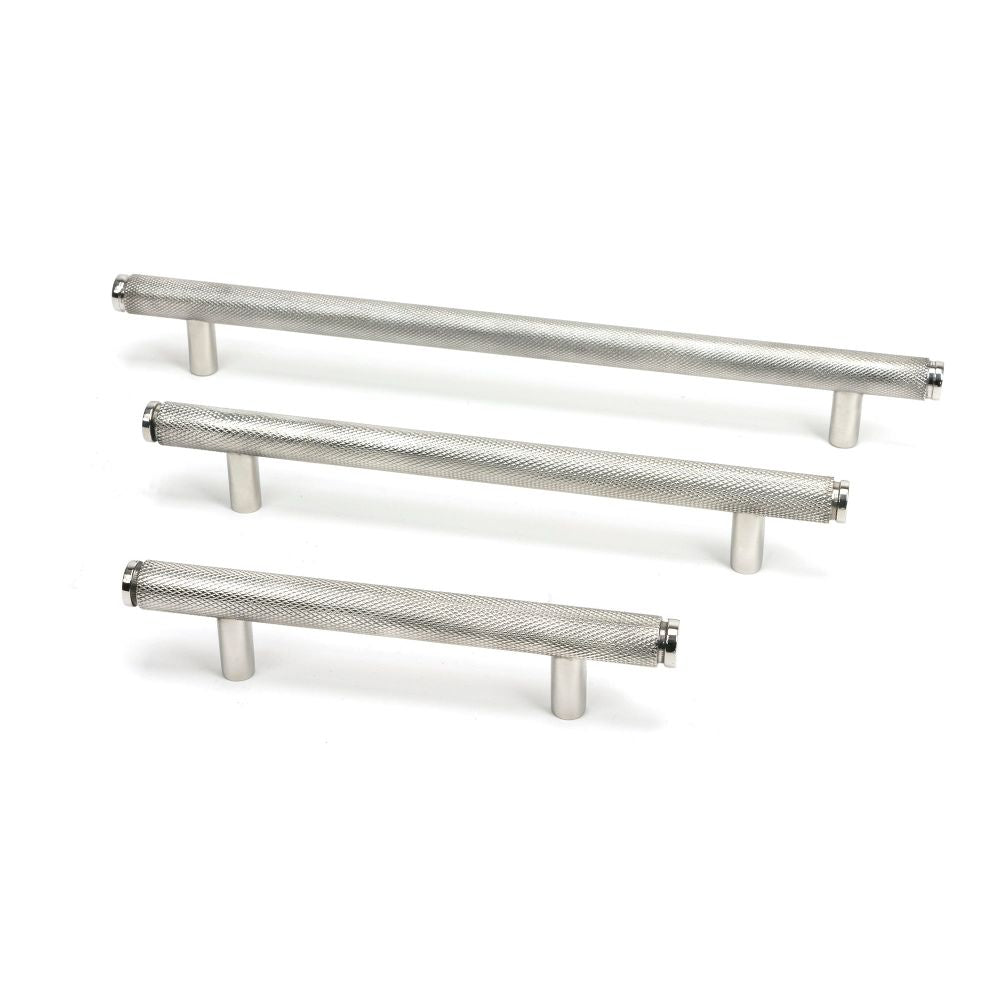 From The Anvil - Satin SS (304) Full Brompton Pull Handle - Medium | Sku. 46922 | Trade Door Handles.