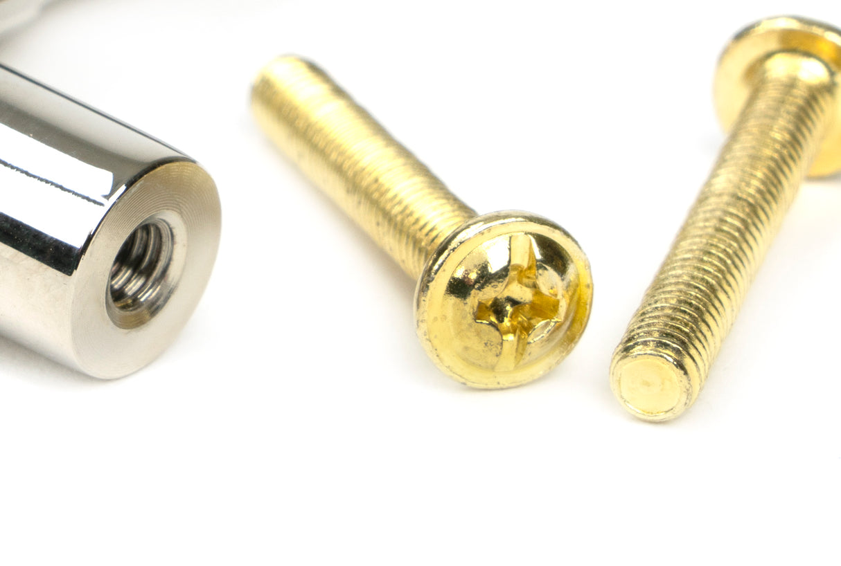 From The Anvil - Polished Nickel Half Brompton Pull Handle - Small | Sku. 46930 | Trade Door Handles.