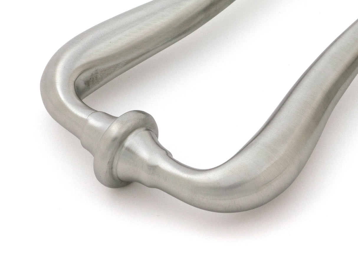 From The Anvil - Satin Marine SS (316) Slimline Art Deco Door Knocker | Sku. 46940 | Trade Door Handles.