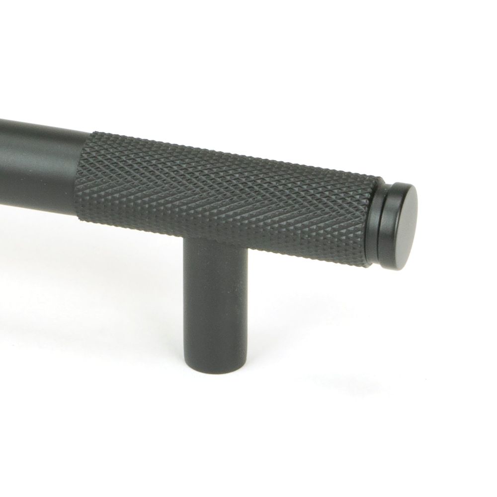 From The Anvil - Matt Black Half Brompton Pull Handle - Small | Sku. 46942 | Trade Door Handles.