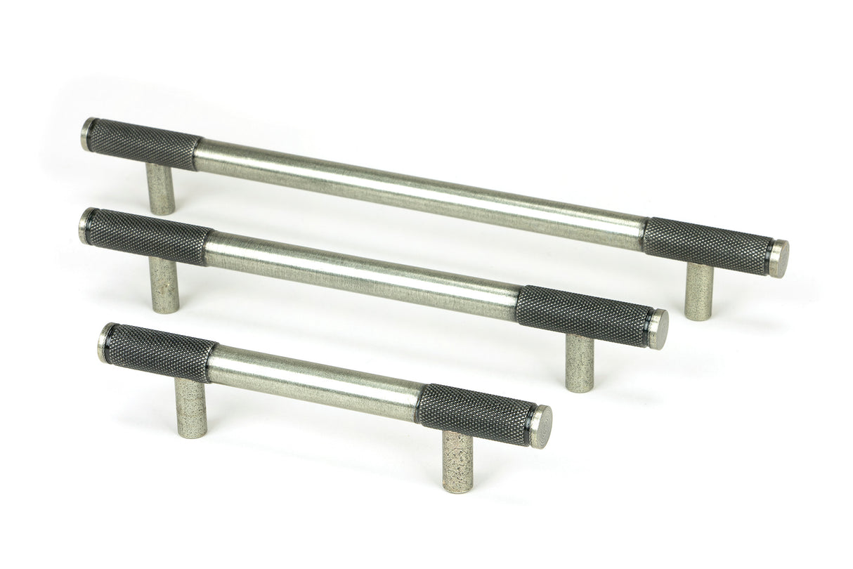 From The Anvil - Pewter Half Brompton Pull Handle - Medium | Sku. 46946 | Trade Door Handles.