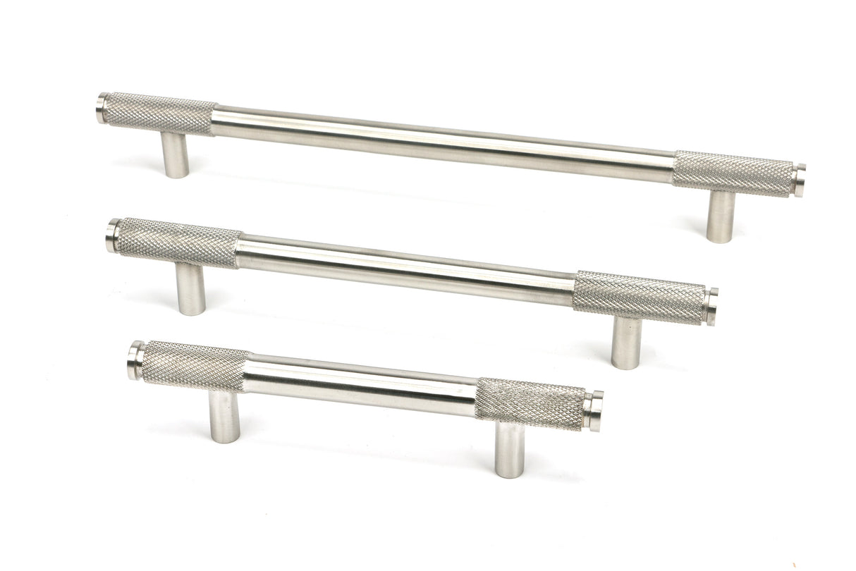 From The Anvil - Satin SS (304) Half Brompton Pull Handle - Large | Sku. 46953 | Trade Door Handles.