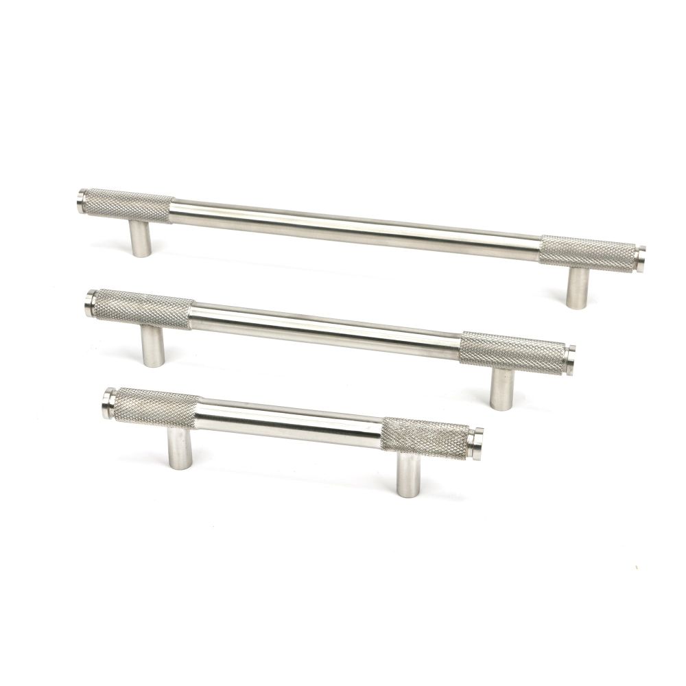 From The Anvil - Satin SS (304) Half Brompton Pull Handle - Large | Sku. 46953 | Trade Door Handles.