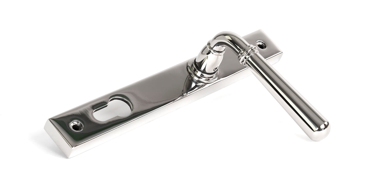 From The Anvil - Polished Marine SS (316) Newbury Slimline Lever Espag. Lock Set | Sku. 47072 | Trade Door Handles.