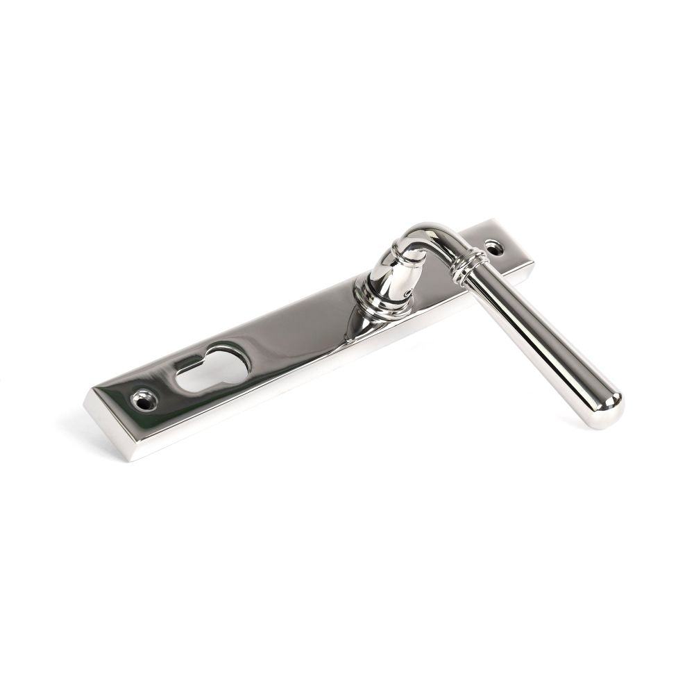 From The Anvil - Polished Marine SS (316) Newbury Slimline Lever Espag. Lock Set | Sku. 47072 | Trade Door Handles.