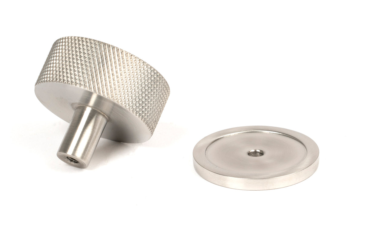 From The Anvil - Satin SS (304) Brompton Cabinet Knob - 38mm (Plain) | Sku. 47096 | Trade Door Handles.