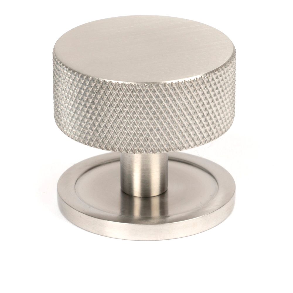 From The Anvil - Satin SS (304) Brompton Cabinet Knob - 38mm (Plain) | Sku. 47096 | Trade Door Handles.