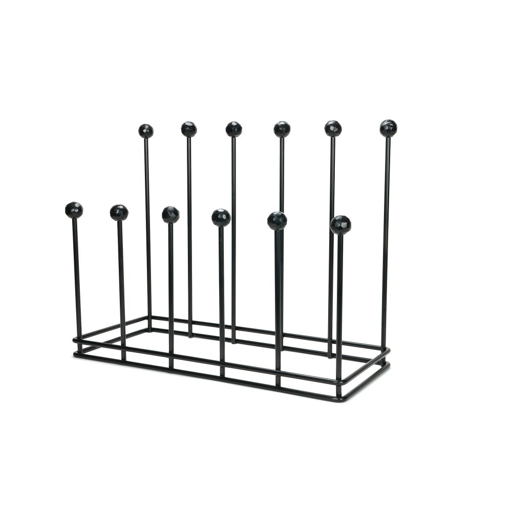 From The Anvil - Matt Black Six Pair Boot Rack | Sku. 47108 | Trade Door Handles.