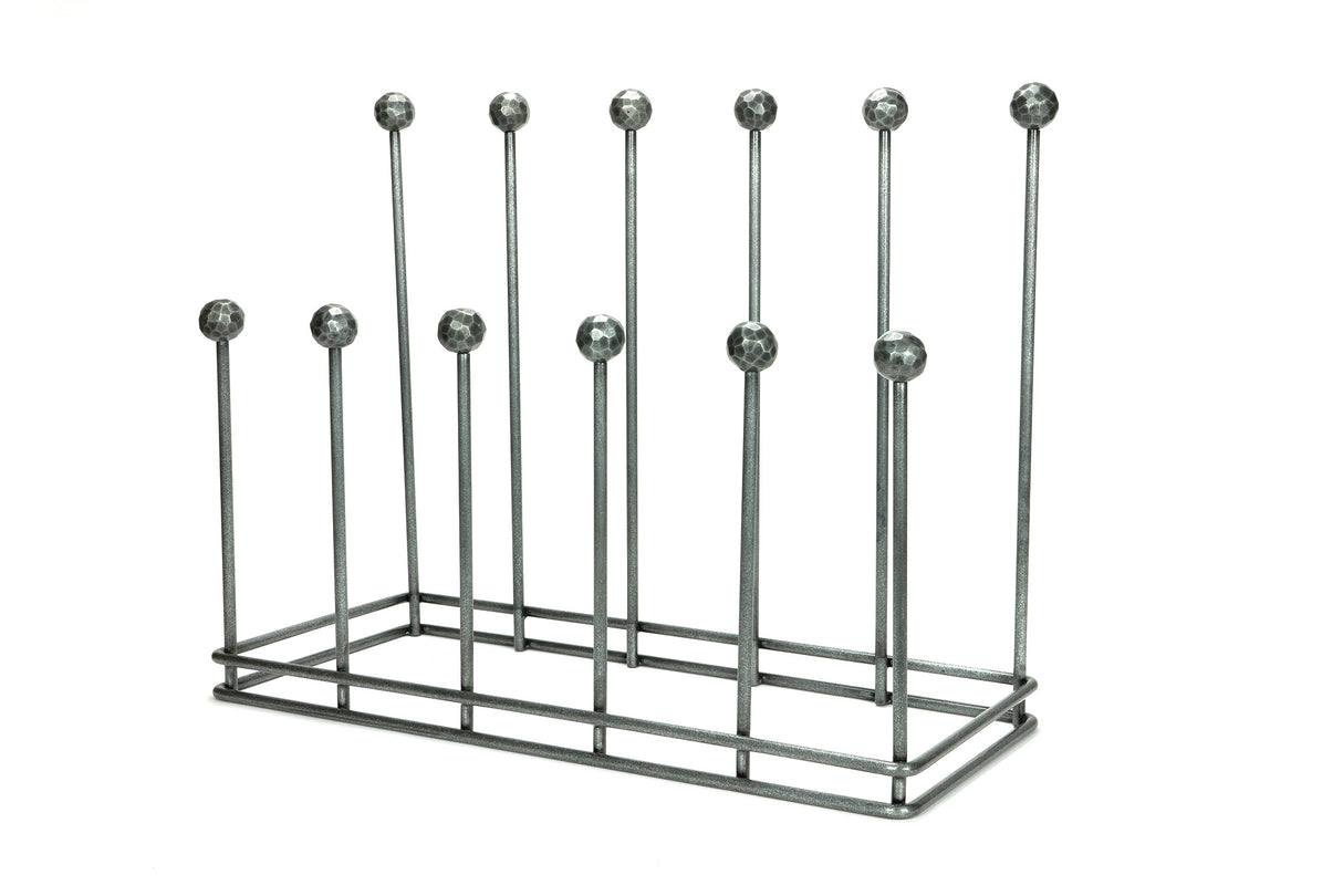 From The Anvil - Pewter Six Pair Boot Rack | Sku. 47109 | Trade Door Handles.