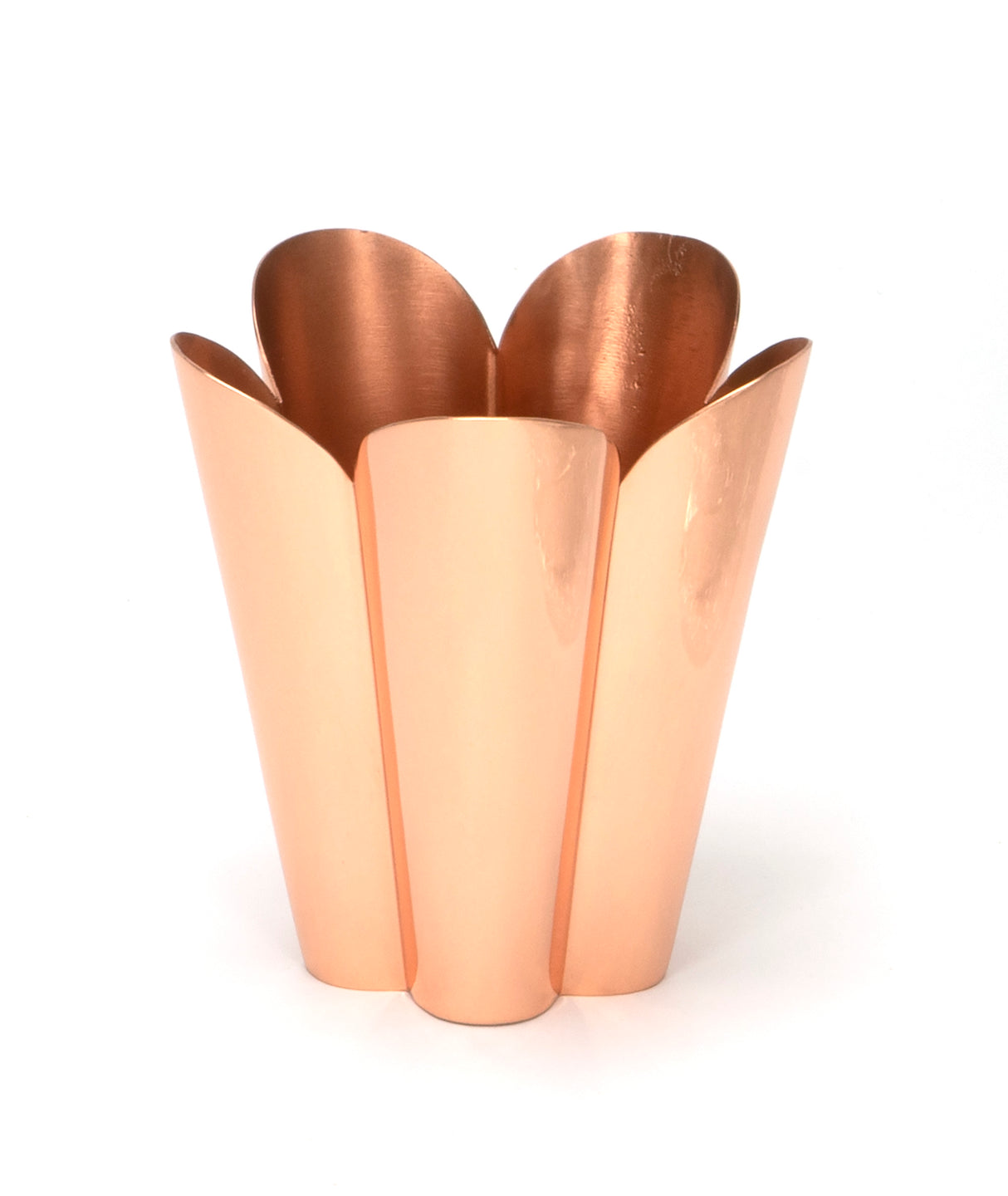 From The Anvil - Smooth Copper Flora Pot - Small | Sku. 47120 | Trade Door Handles.