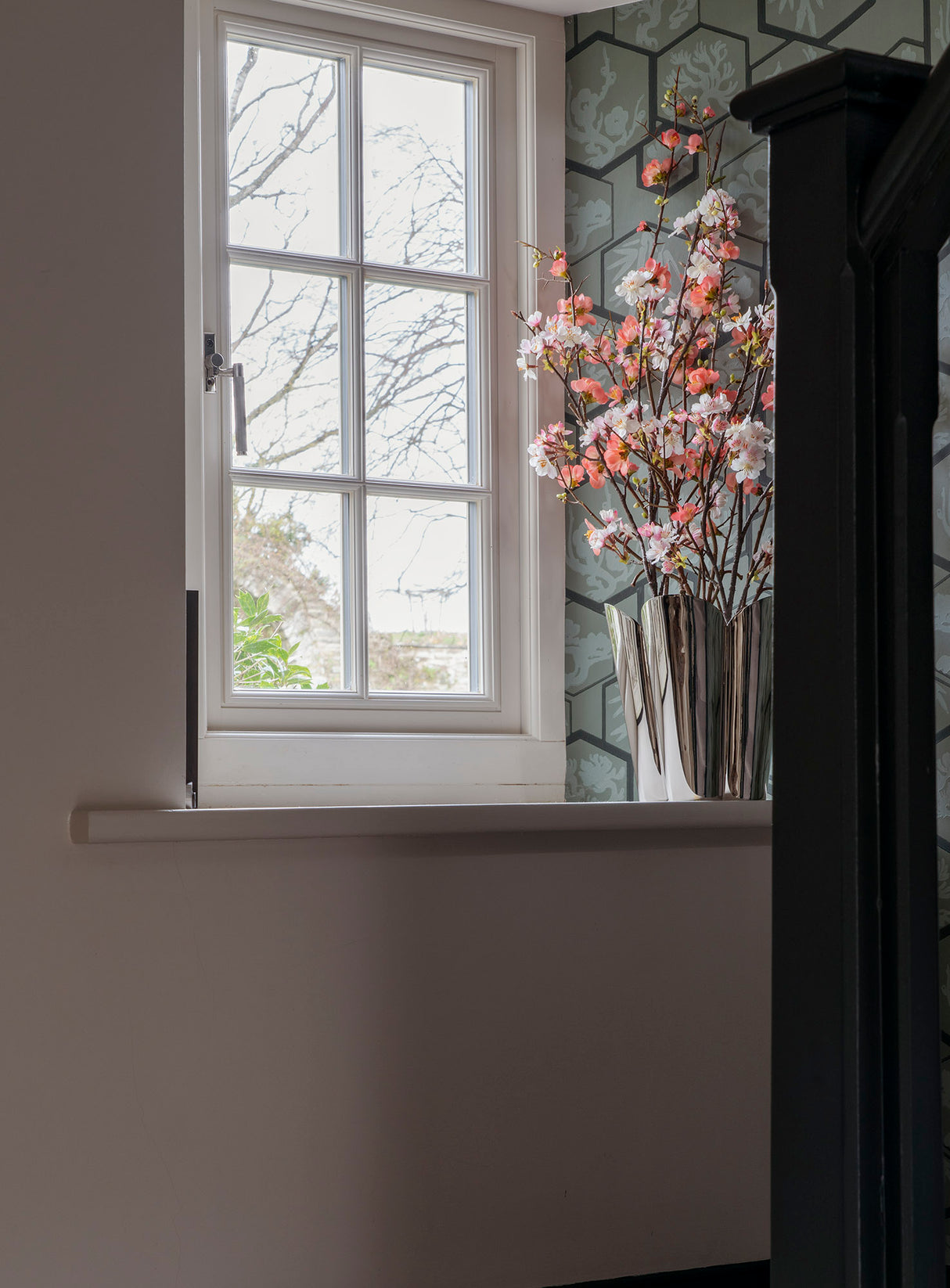 From The Anvil - Smooth Nickel Flora Pot - Large | Sku. 47124 | Trade Door Handles.