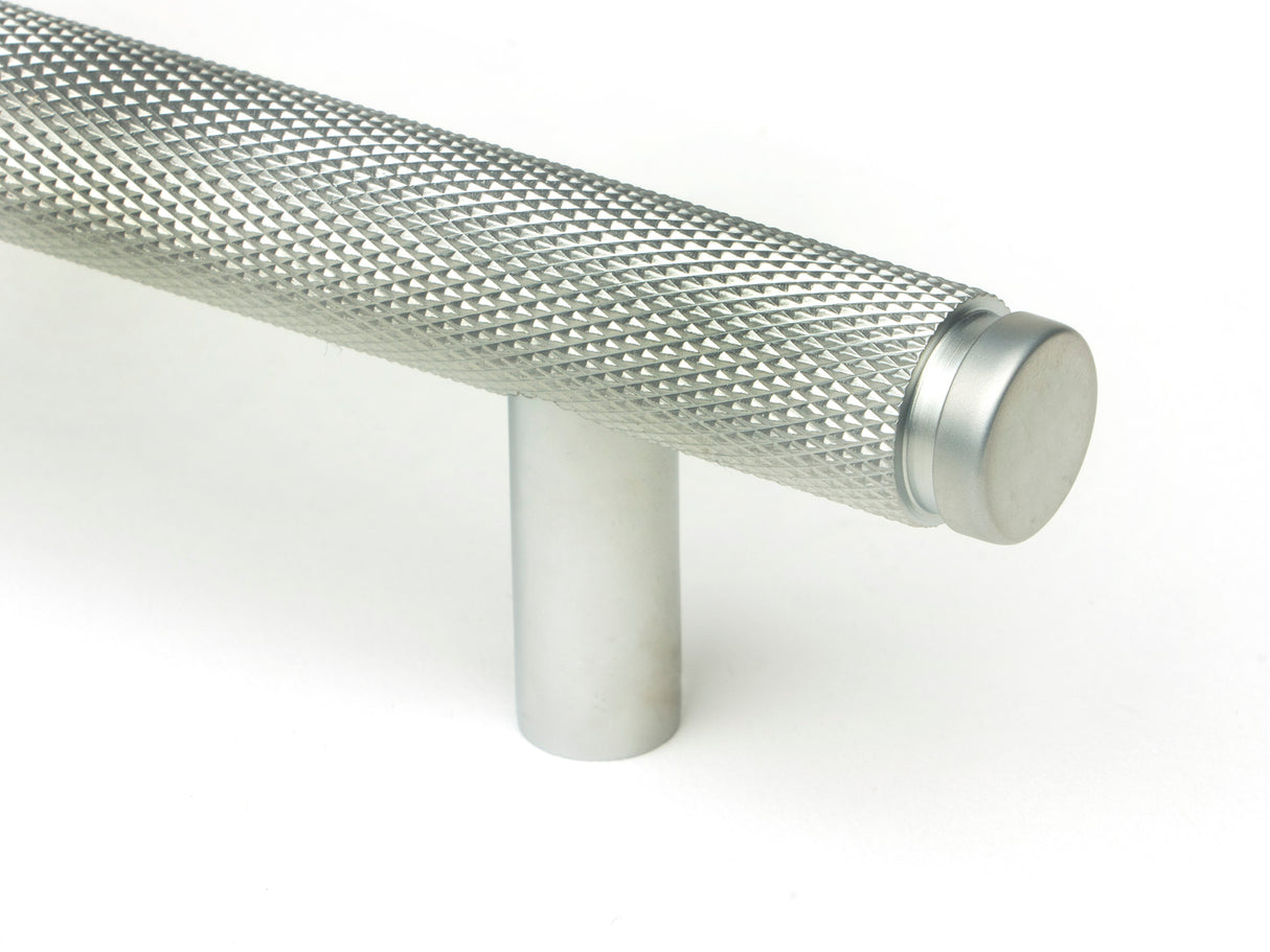 From The Anvil - Satin Chrome Full Brompton Pull Handle - Large | Sku. 47143 | Trade Door Handles.