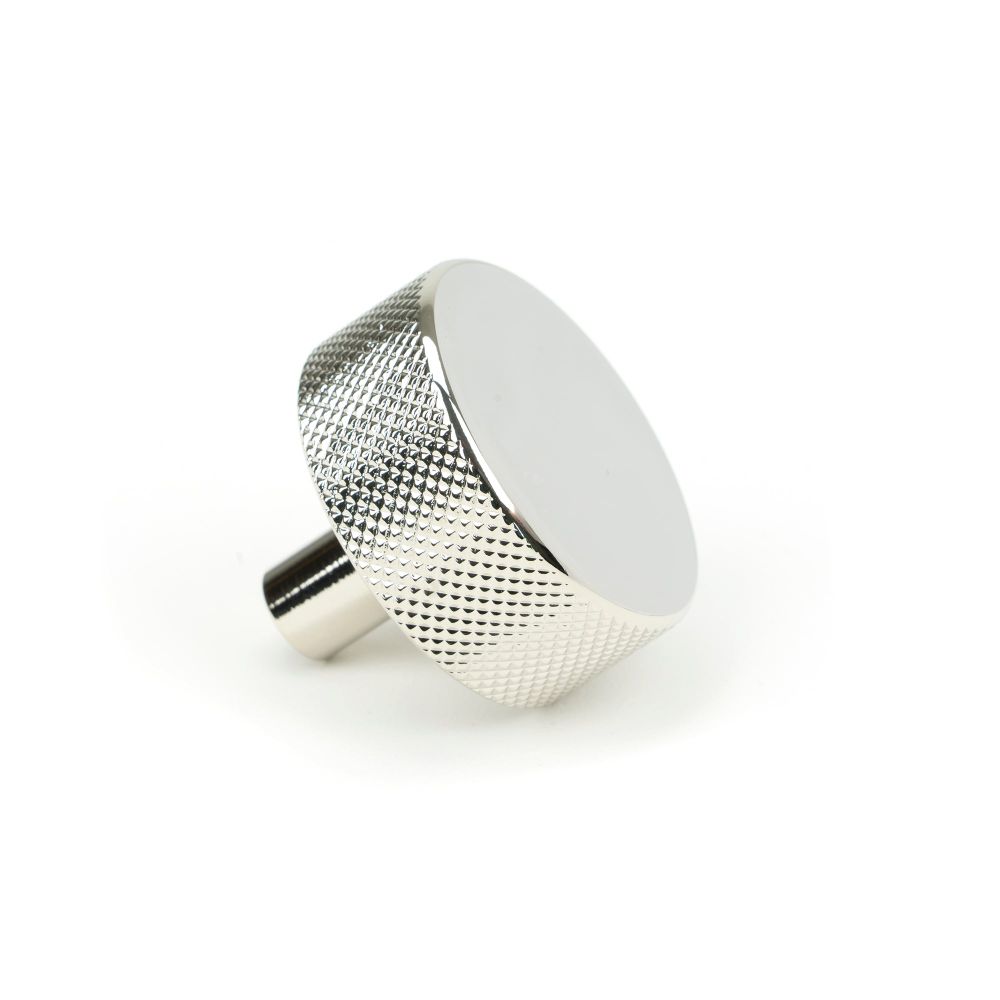 From The Anvil - Polished Nickel Brompton Cabinet Knob - 38mm (No rose) | Sku. 47146 | Trade Door Handles.