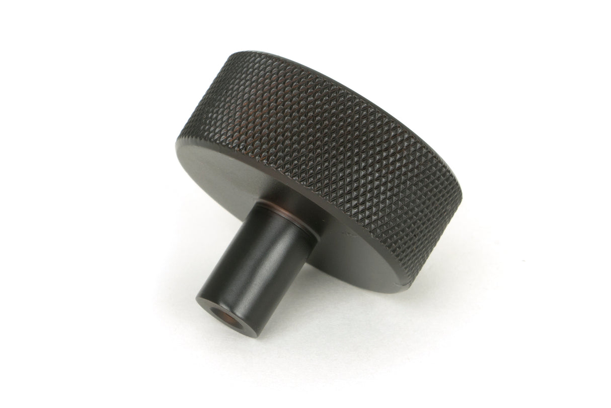 From The Anvil - Aged Bronze Brompton Cabinet Knob - 38mm (No rose) | Sku. 47150 | Trade Door Handles.
