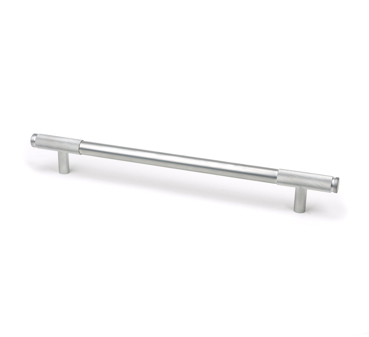 From The Anvil - Satin Chrome Half Brompton Pull Handle - Large | Sku. 47155 | Trade Door Handles.