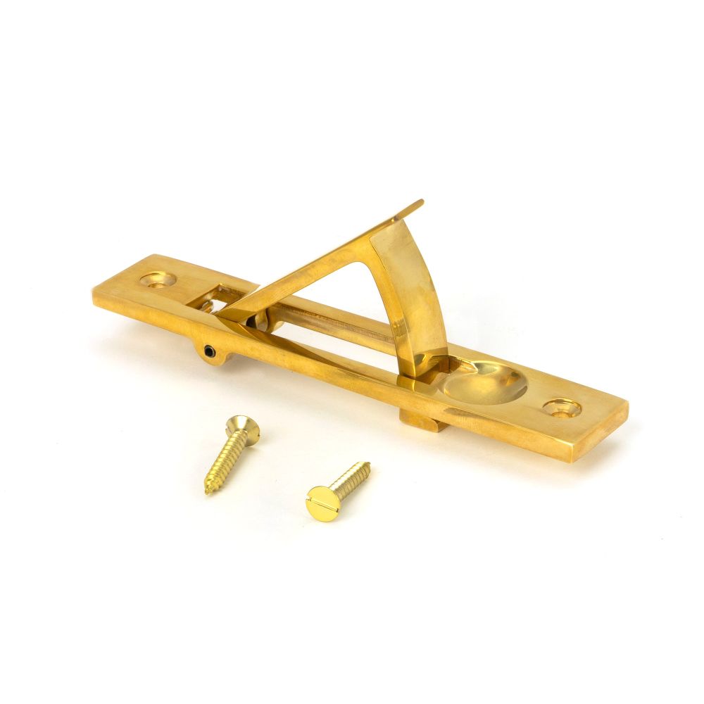 From The Anvil - Polished Brass 125mm x 25mm Edge Pull | Sku. 47173 | Trade Door Handles.