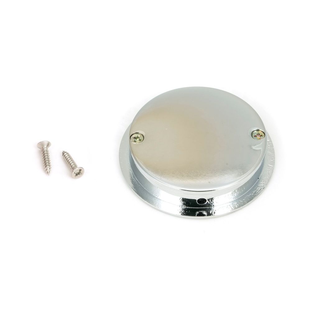 From The Anvil - Polished Chrome 60mm Art Deco Round Pull | Sku. 47183 | Trade Door Handles.