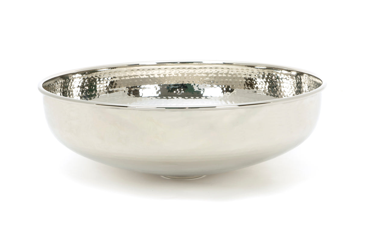 From The Anvil - Hammered Nickel Round Sink | Sku. 47198 | Trade Door Handles.