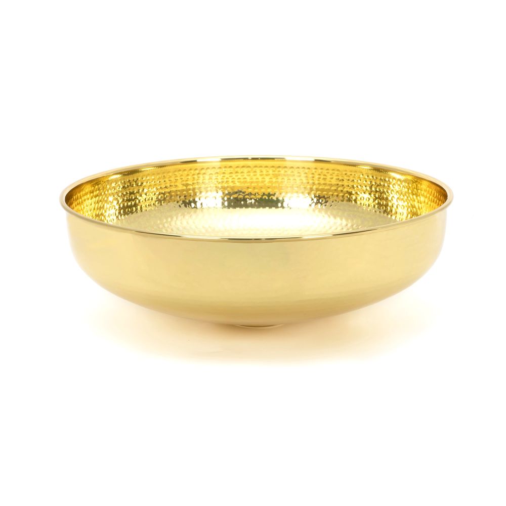 From The Anvil - Hammered Brass Round Sink | Sku. 47199 | Trade Door Handles.
