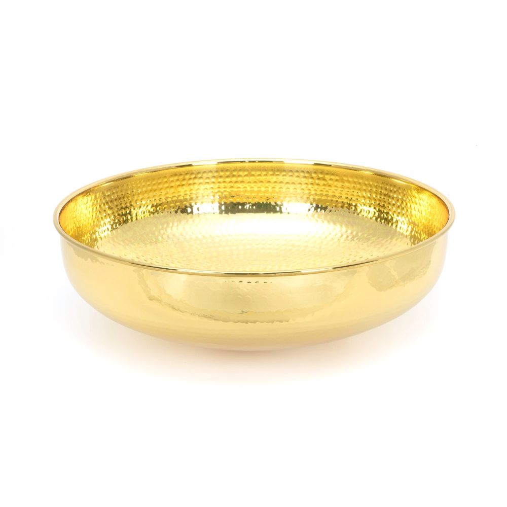 From The Anvil - Hammered Brass Round Sink | Sku. 47199 | Trade Door Handles.