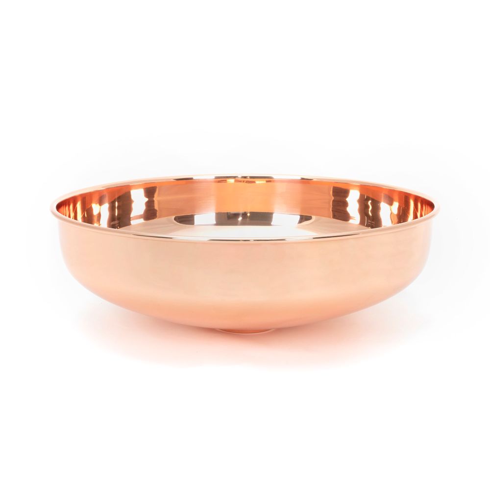 From The Anvil - Smooth Copper Round Sink | Sku. 47200 | Trade Door Handles.
