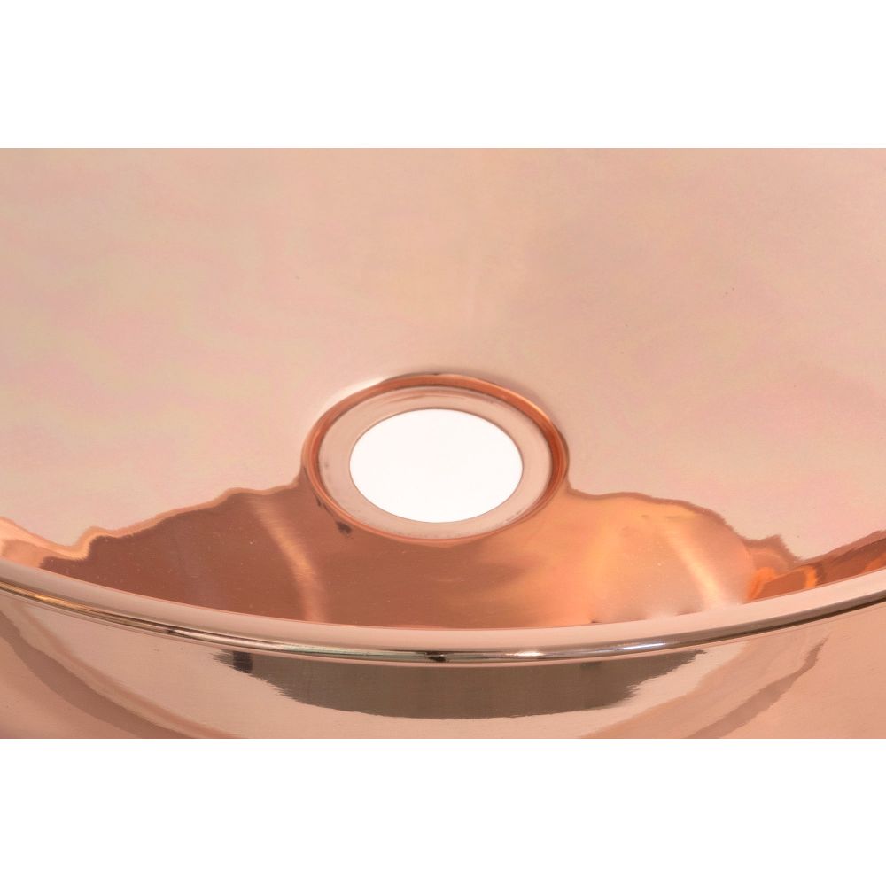 From The Anvil - Smooth Copper Round Sink | Sku. 47200 | Trade Door Handles.