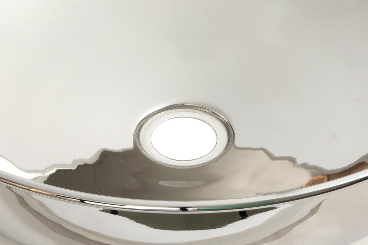 From The Anvil - Smooth Nickel Round Sink | Sku. 47201 | Trade Door Handles.