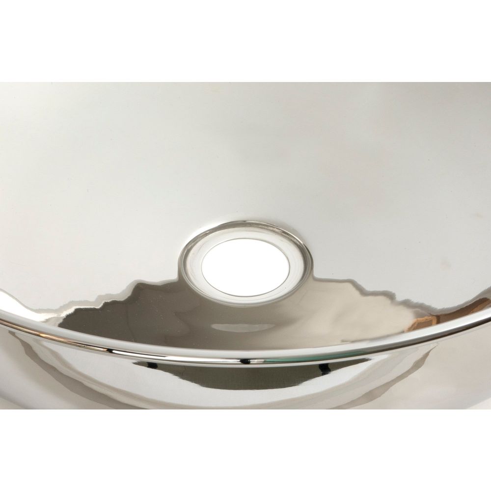 From The Anvil - Smooth Nickel Round Sink | Sku. 47201 | Trade Door Handles.