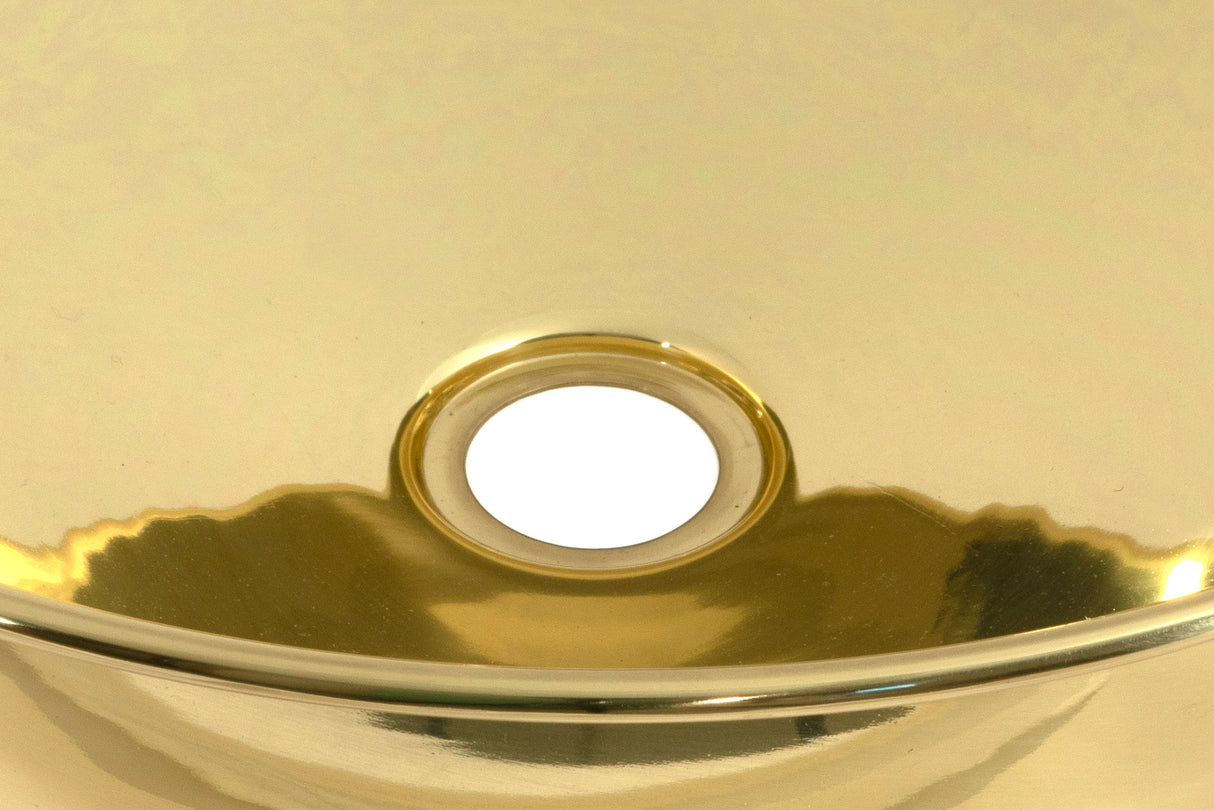 From The Anvil - Smooth Brass Round Sink | Sku. 47202 | Trade Door Handles.